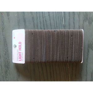 Beauty 360 Ponytailers Light Hold 100 Pieces Brown